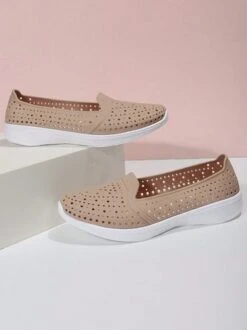 Women Hollow Out Waterproof Slip On Shoes -Zolucky Sales Store 84d8795a53b7500ea06a8e46e00fa4b1