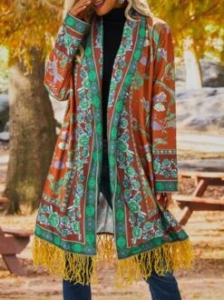 Boho Printed Casual Cardigan Cardigan 18 Boho Printed Casual Cardigan Cardigan -Zolucky Sales Store 85bc5b57449c87e3b2f463774076908e