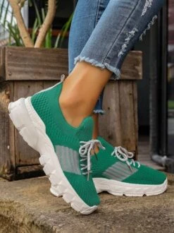 Women's Color Block Slip On Breathable Thick Bottom Sneakers 7 Women's Color Block Slip On Breathable Thick Bottom Sneakers -Zolucky Sales Store 87da783c495e4903b21d673f57e61402 1696645910488