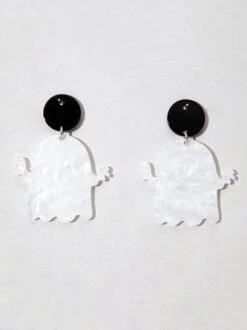 Halloween Cartoon Pumpkin Cat Acrylic Dangle Earrings -Zolucky Sales Store 885aff4ca42377aa9c040d39448bc95d