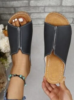 Casual Wedge Heel Summer Slide Sandals -Zolucky Sales Store 8865f366d93e28607ee88208cc8a6050