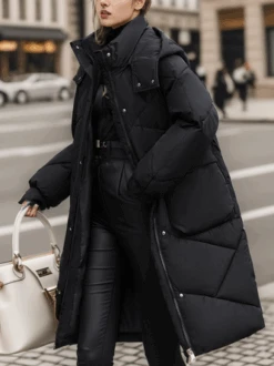 Casual Plain Padded Jacket Padded Jacket