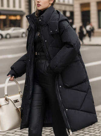 Casual Plain Padded Jacket Padded Jacket 1 Casual Plain Padded Jacket Padded Jacket