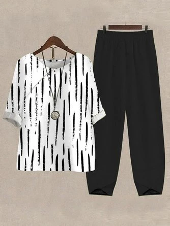 Geometric Casual Two-Piece Set 1 Geometric Casual Two-Piece Set