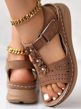 Pu Summer Casual Plain Sandal 6 Pu Summer Casual Plain Sandal - Image 6