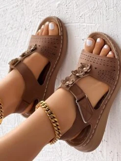 Pu Summer Casual Plain Sandal 25 Pu Summer Casual Plain Sandal -Zolucky Sales Store 8bfc4fba64ee217283d146f0462f512d