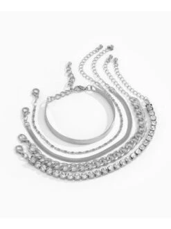 Women Minimalist Rhinestone Chain Bracelets Sets -Zolucky Sales Store 8d3094cbed5dc5e11d63885d6fd1ff9b