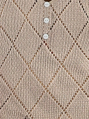 Casual Shirt Collar Plain Sweater 2 Casual Shirt Collar Plain Sweater - Image 2