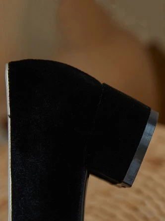 Elegant Imitation Pearl Decor Block Heel Mary Jane Shoes 13 Elegant Imitation Pearl Decor Block Heel Mary Jane Shoes - Image 13