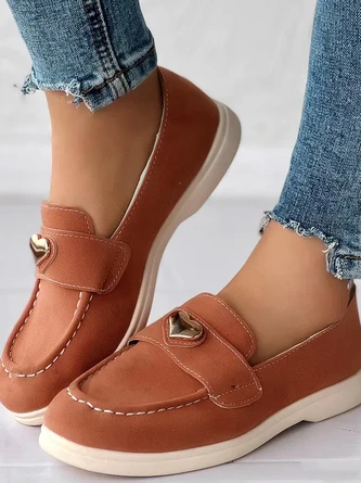 Faux Suede Casual Plain All Season Shallow Shoes 1 Faux Suede Casual Plain All Season Shallow Shoes