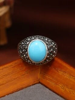Vintage Imitation Turquoise Ring -Zolucky Sales Store 8e15643b3e67455c9d4e224065800dd7 1692174746147