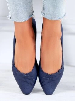 Comfortable Soft Sole Waterproof Pointed Toe Shallow Mouth Chunky Heel Shoes -Zolucky Sales Store 8f2edc9b86e69041505d173137bab729