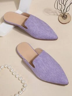 Women Minimalist Flat Heel Canvas Mules -Zolucky Sales Store 8f53f14c7f99464d9775d17fd07a67ff 1703838906470