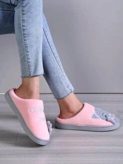 Casual Cartoon Cat Letters Embroidery Warmth Fluffy Slippers 27 Casual Cartoon Cat Letters Embroidery Warmth Fluffy Slippers -Zolucky Sales Store 90e526b86e06714c0083d2b3f37f7568