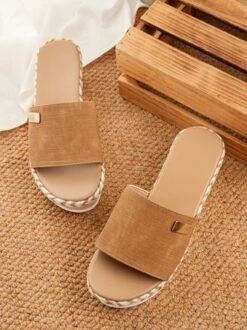 Resort Hemp Rope Sole Wedge Sandals -Zolucky Sales Store 9186d41f9e5a5b322833fcfc166de711