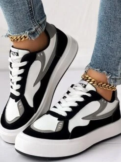 Pu All Season Casual Contrast Stitching Skate Shoes 18 Pu All Season Casual Contrast Stitching Skate Shoes -Zolucky Sales Store 93ab18d4221c17e004d526ba97c110d1