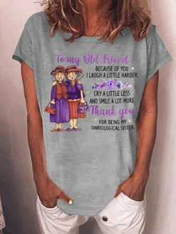 Women's Funny Old Friend Smile A Lot More Graphic Printing Text Letters Cotton-Blend Crew Neck Casual T-Shirt 10 Women's Funny Old Friend Smile A Lot More Graphic Printing Text Letters Cotton-Blend Crew Neck Casual T-Shirt -Zolucky Sales Store 944c3bb53aee3279adc18b2747dab4e5