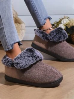 Ethnic Casual Autumn Faux Fur Fluffy Slippers 9 Ethnic Casual Autumn Faux Fur Fluffy Slippers -Zolucky Sales Store 94c5b04a8b8d56ef37b2398ca54c4891