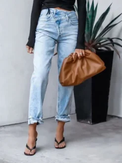 Blue Denim Casual Shift Jeans