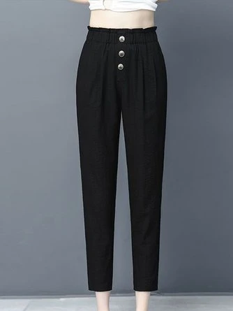 Casual Loose Pocket Stitching Pants 9 Casual Loose Pocket Stitching Pants - Image 9