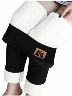 Winter Warm High Waist Stretchy Thick Cashmere Leggings -Zolucky Sales Store 9938b4cd581841b4d9b985c164704be2