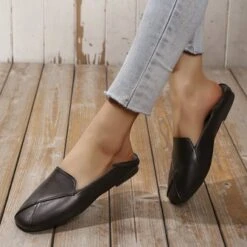 Casual Plain Pu All Season Shallow Shoes -Zolucky Sales Store 99e776fc44d7e184260c50d9defeb9a7