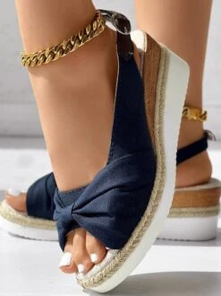 Fabric Summer Wedge Heel Wedge Sandal 23 Fabric Summer Wedge Heel Wedge Sandal -Zolucky Sales Store 9bd3f4e6c6520f8d3b7b3342ffc9f712