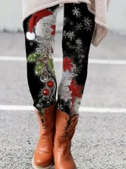 Christmas Casual Leggings Xmas Leggings