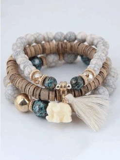 Zolucky Ethnic Tassel Crack Bead Multilayer Combination Bracelet -Zolucky Sales Store 9d69e79846a8f5472a979f97289df16b