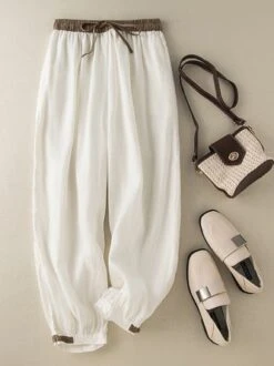 Tight Casual Cotton Pants 9 Tight Casual Cotton Pants -Zolucky Sales Store 9e2f6c3ba3660be57ee0e6a7d6874c94