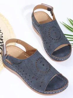 Ethnic Pattern Punched Hollow Velcro Vintage Hook And Loop Comfortable Wedge Sandals For Women 26 Ethnic Pattern Punched Hollow Velcro Vintage Hook And Loop Comfortable Wedge Sandals For Women -Zolucky Sales Store 9f78eb141b05a5d0d5a658d1514b5bce