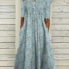 Casual Loose Floral Vacation Dress
