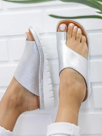 Women Summer Casual Low Heel Open Toe Casual Slide Sandals 15 Women Summer Casual Low Heel Open Toe Casual Slide Sandals - Image 15