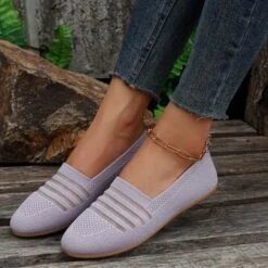 Mesh Fabric Plain All Season Casual Shallow Shoes