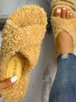 Plain Casual Autumn Fluffy Slippers 15 Plain Casual Autumn Fluffy Slippers -Zolucky Sales Store a1074ebdfb2850bc8278d62a0e399148