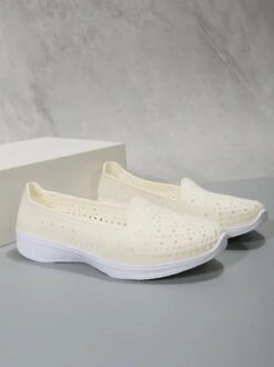 Women Hollow Out Waterproof Slip On Shoes -Zolucky Sales Store a11ad05ee48b927426dfc838ecd9ef85