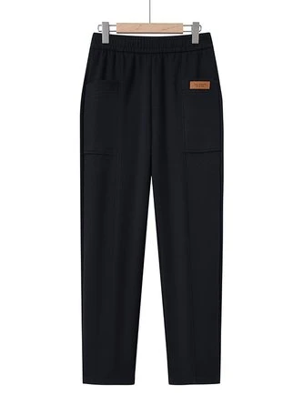 Casual Plain Woolen Pants 5 Casual Plain Woolen Pants - Image 5