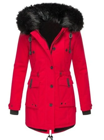 Pocket Stitching Loose Casual Plain Coat 3 Pocket Stitching Loose Casual Plain Coat - Image 3