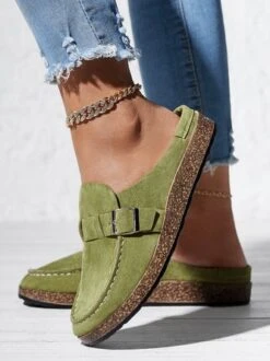 Women Soft Sole Casual Comfy Leather Slip On Sandals -Zolucky Sales Store a50b5ab173279985f892c07c97423b46