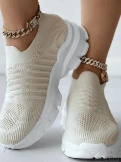 Sports Plain Mesh Fabric Casual Shoes -Zolucky Sales Store a61e3bbbb5ffaeb0c56fed472adb0767