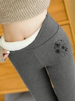 Dandelion Casual Tight Leggings -Zolucky Sales Store a63bfcd026488eed9c96f5e3924b9776