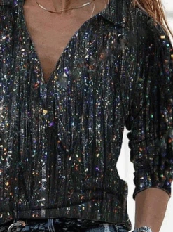 Loose V Neck Casual T-Shirt -Zolucky Sales Store a7e42146bca47c028aaefee6ca0909bc