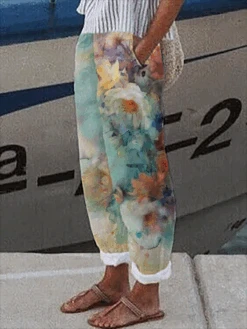 Loose Printing Casual Pants