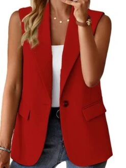 Plain Lapel Collar Casual Loose Blazer -Zolucky Sales Store a9169aa65ba378797fd895a92b34d66c