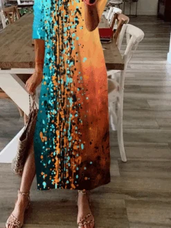 Women Casual Abstract Autumn Loose Jersey Midi H-Line Regular Medium Elasticity Dress 5 Women Casual Abstract Autumn Loose Jersey Midi H-Line Regular Medium Elasticity Dress -Zolucky Sales Store a926e59c117d8d4316954d98a81cc600