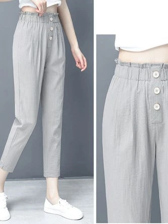 Casual Loose Pocket Stitching Pants 11 Casual Loose Pocket Stitching Pants - Image 11