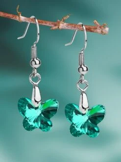 Butterfly Crystal Party Dangle Earrings -Zolucky Sales Store a9b67b5c7e8d8d9e9addc1e1a8ded89b