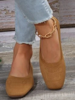 High-Elastic Mesh Fabric Square Toe Comfy Shallow Shoes -Zolucky Sales Store a9d6e4c40f444b61b4c326d6f7ec14ce 1697450419521