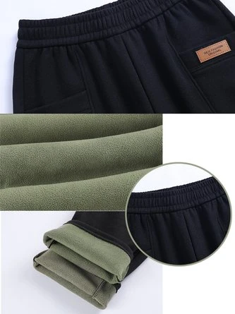 Casual Plain Woolen Pants 3 Casual Plain Woolen Pants - Image 3