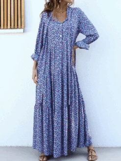 Casual Disty Floral Dress